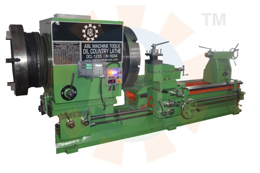 large bore oil country lathe machines semi geared 1