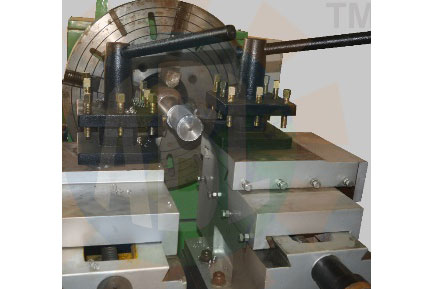 roll turning lathe twin tool post type 7
