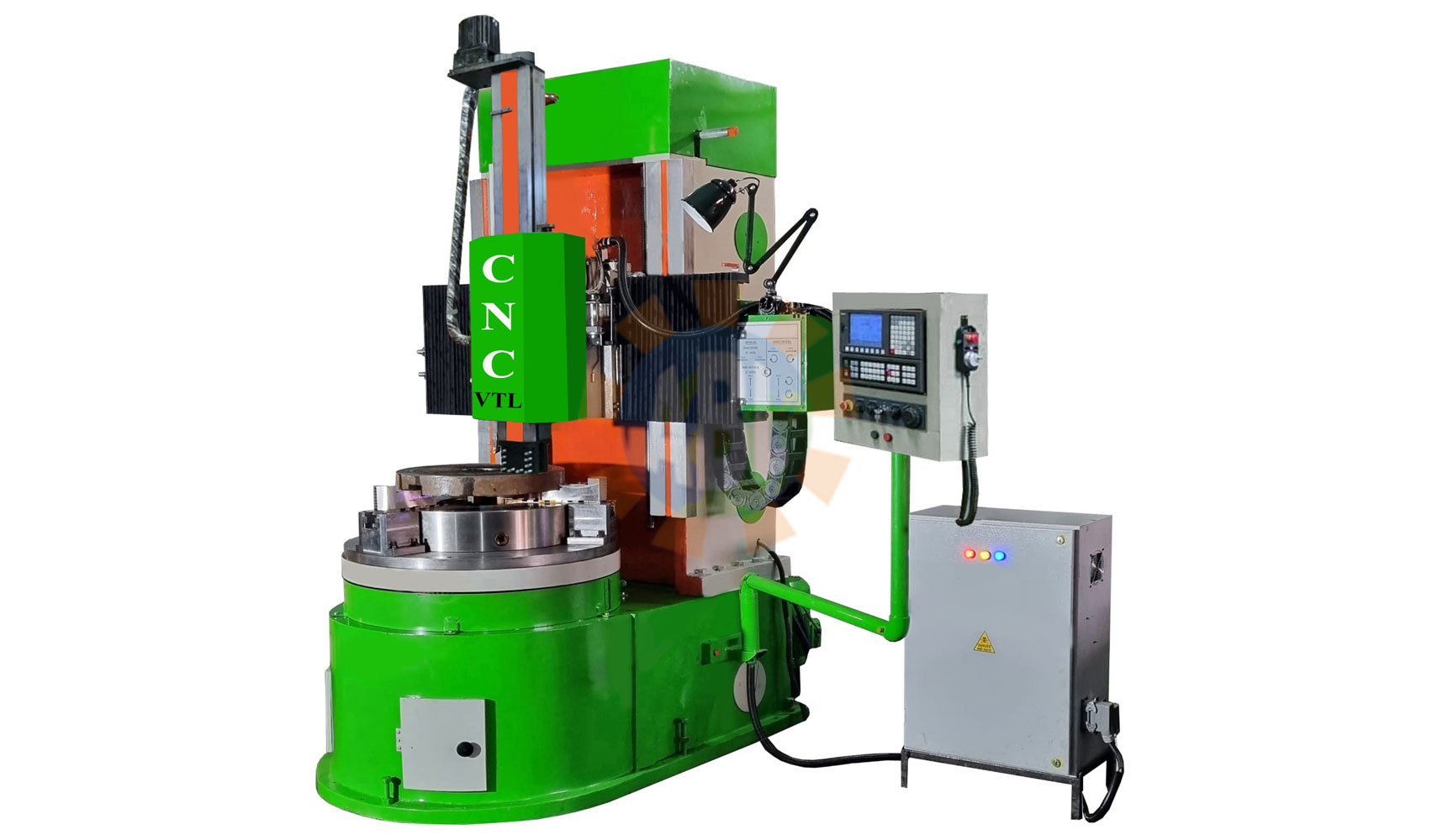 semi cnc vertical turning lathes single column type1