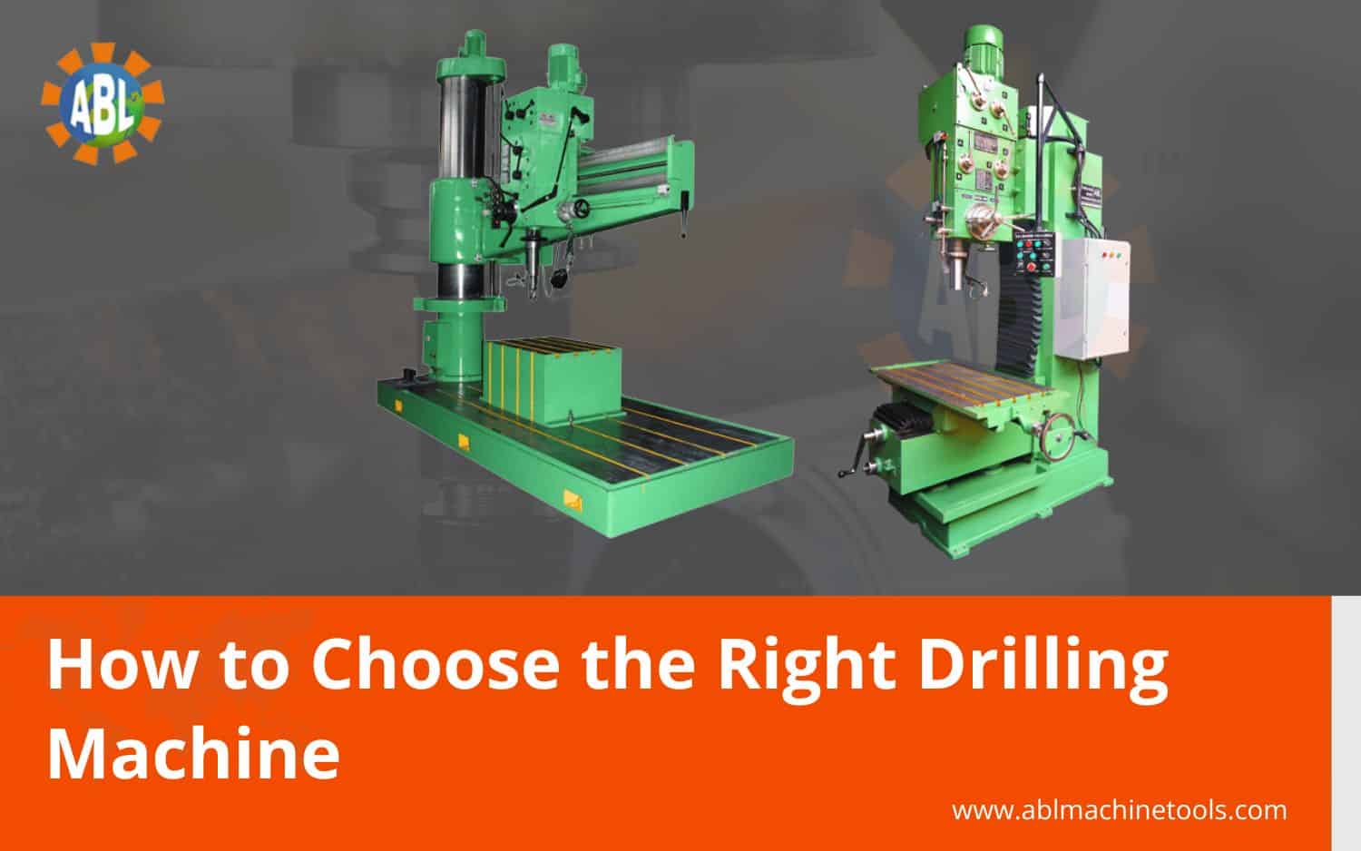 How to Choose the Right Drilling Machine for Your Workshop Needs